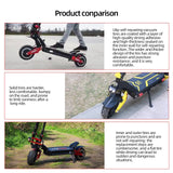 Ulip 11 Inch 100/55-6.5 Self-healing Tubeless Tire For Electric Scooter Front & Rear Built Self-repair Glue Explosion-Proof Tyre AXSSIBLZ