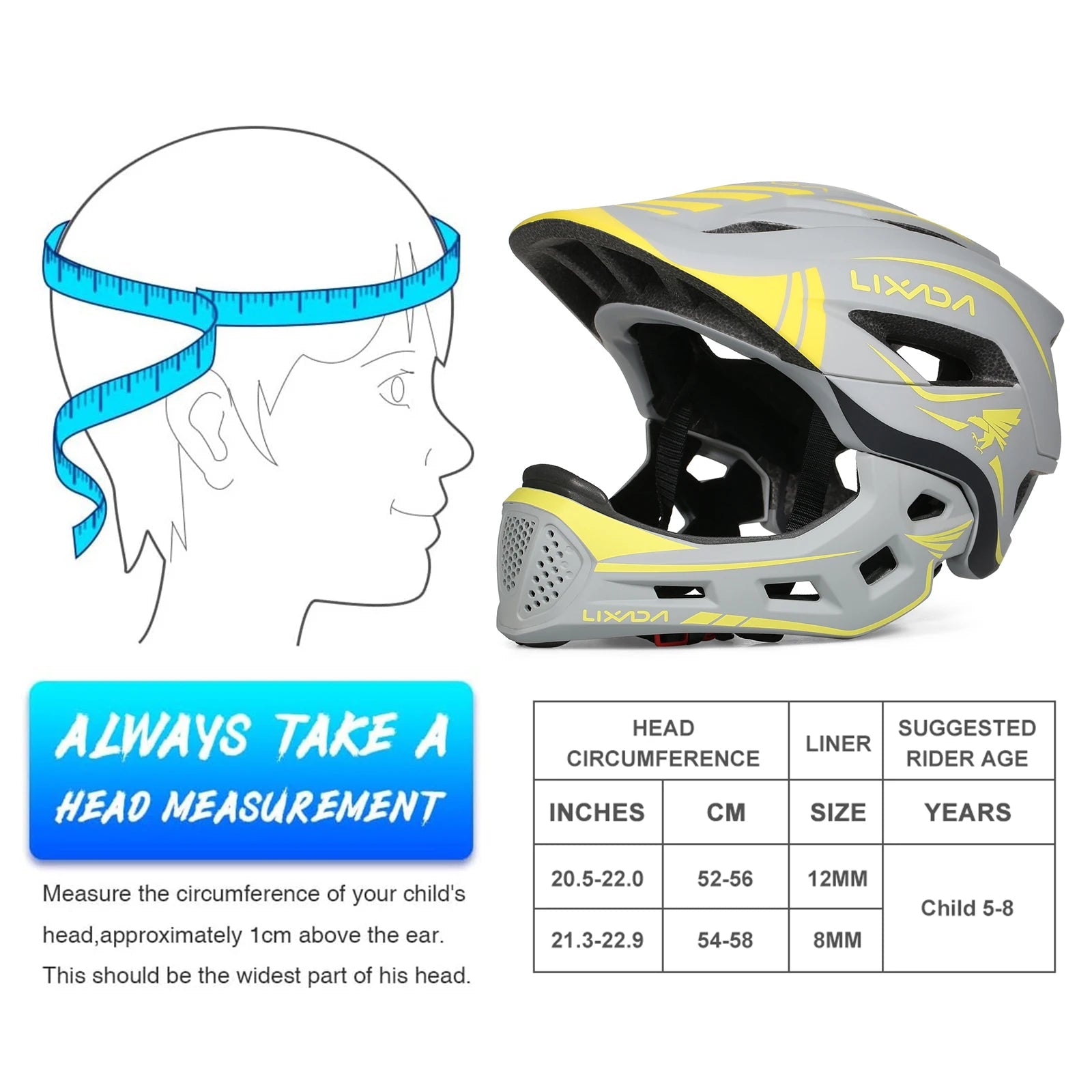 Kids Bicycle Helmet Child Sports Safety Cycling Protection Full Face Helmet Bike Roller Skating Helmet Guard for Cycling Scooter AXSSIBLZ