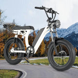 Ebike S1 Bike 750W 48V 16AH Men's/Ladies 7-speed 20-inch Off-Road City Electric Bike Available for Beaches Mountains AXSSIBLZ