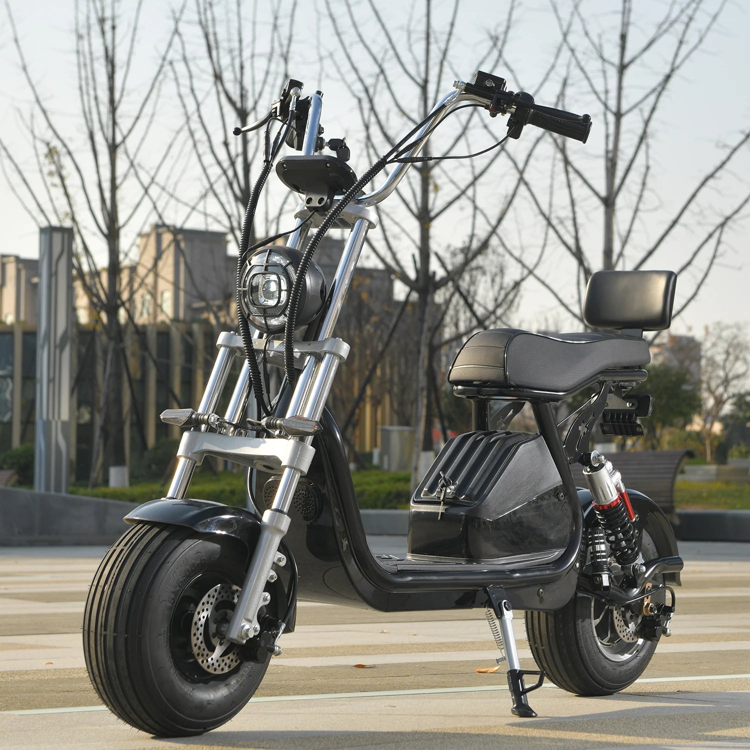 2000W High-Power Lithium Battery Harley Electric Motorcycle With Large Tires, Suitable For Adults As a Means Of Transportation AXSSIBLZ