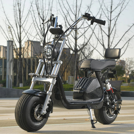 2000W High-Power Lithium Battery Harley Electric Motorcycle With Large Tires, Suitable For Adults As a Means Of Transportation AXSSIBLZ