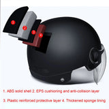 Motorcycle Helmet for Men Women Classic Retro Scooter Half Helmet Ultralight Cycling Helmet MTB Bike Bicycle Motorcycle Helmet AXSSIBLZ