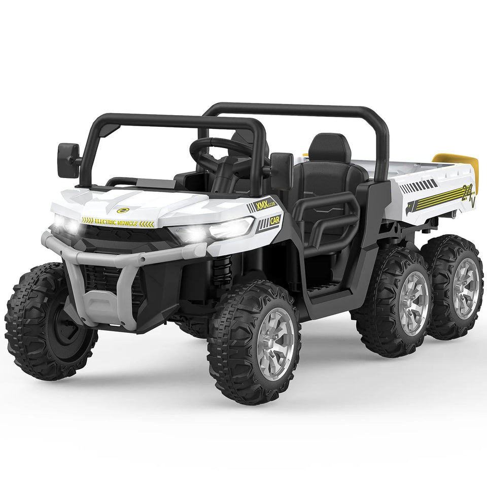 Ride On Truck Car 24 V Kids Electric Vehicles With Remote Control, Children Ride On Utv Car With Safety Belt, For Boys Girls AXSSIBLZ