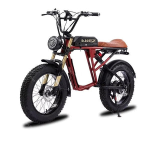 750W Electric Bike - 20-inch, Retro Off-Road, 45 KM/H Speed W/ Removable Battery 45KM/H AXSSIBLZ