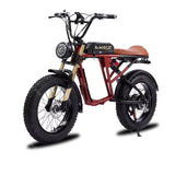 750W Electric Bike - 20-inch, Retro Off-Road, 45 KM/H Speed W/ Removable Battery 45KM/H AXSSIBLZ