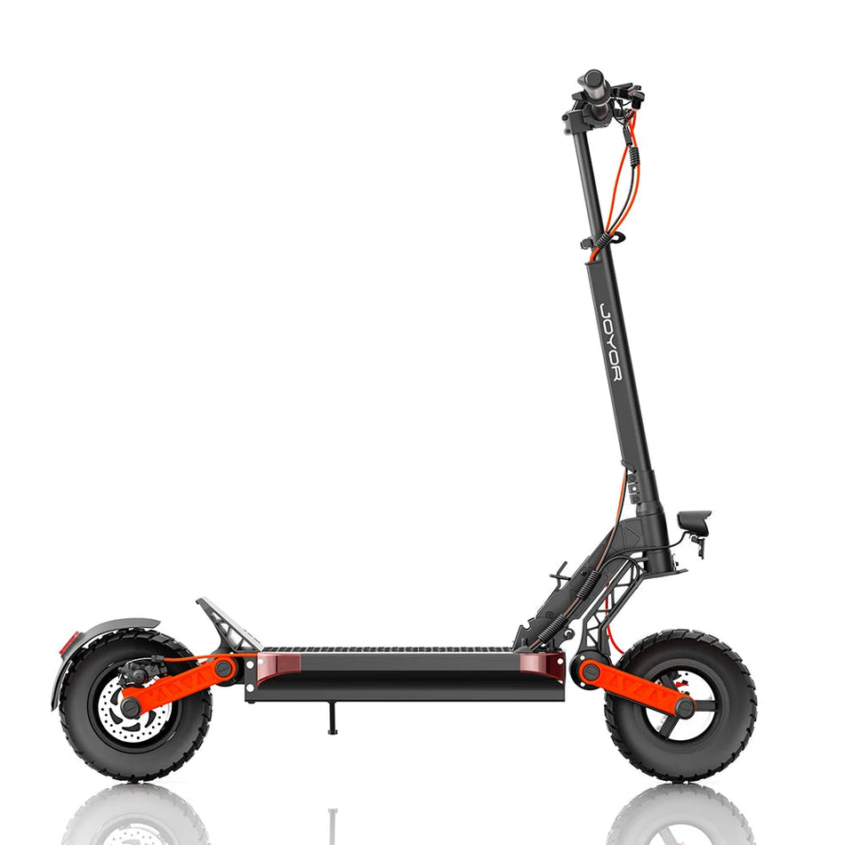 JOYOR S5-Z Adult Electric Scooter 600W Motor 48V13AH Battery Foldable E-Scooter 10" Off-Road Air Tire City EScooter AXSSIBLZ