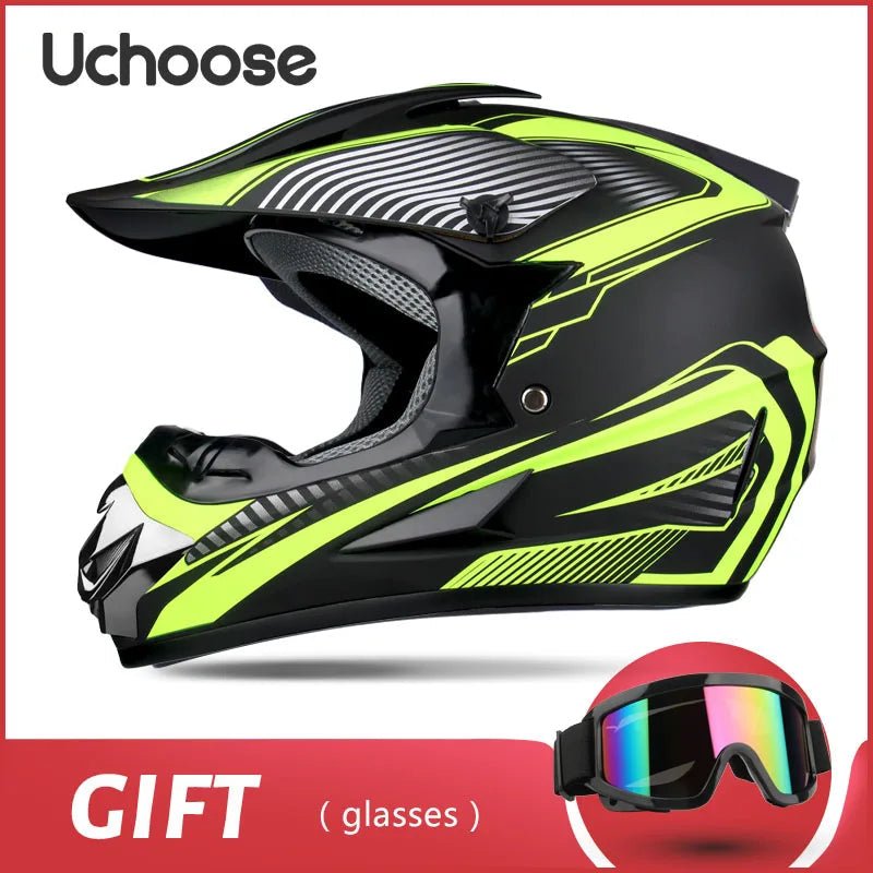 Full face motorcycle helmet for mountain bike  off-road  classic, MTB, racing, motocross, downhill, downhill AXSSIBLZ