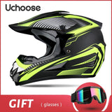 Full face motorcycle helmet for mountain bike  off-road  classic, MTB, racing, motocross, downhill, downhill AXSSIBLZ