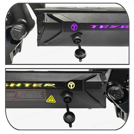 TEVERUN Fighter 11+ 60V 35Ah 26Ah Battery 1600W*2 Motor 4inch Display With NFC 4 Pistons Hydraulic Brake 11inch Tire Scooter AXSSIBLZ