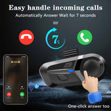 Motorcycle Earphones Helmet Headset Bluetooth 5.3 Headphones Wireless Motor Headset Bike Earphone Handsfree Stereo Earbud AXSSIBLZ