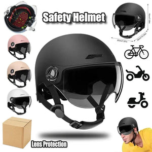 Motorcycle Helmet for Men Women Classic Retro Scooter Half Helmet Ultralight Cycling Helmet MTB Bike Bicycle Motorcycle Helmet AXSSIBLZ