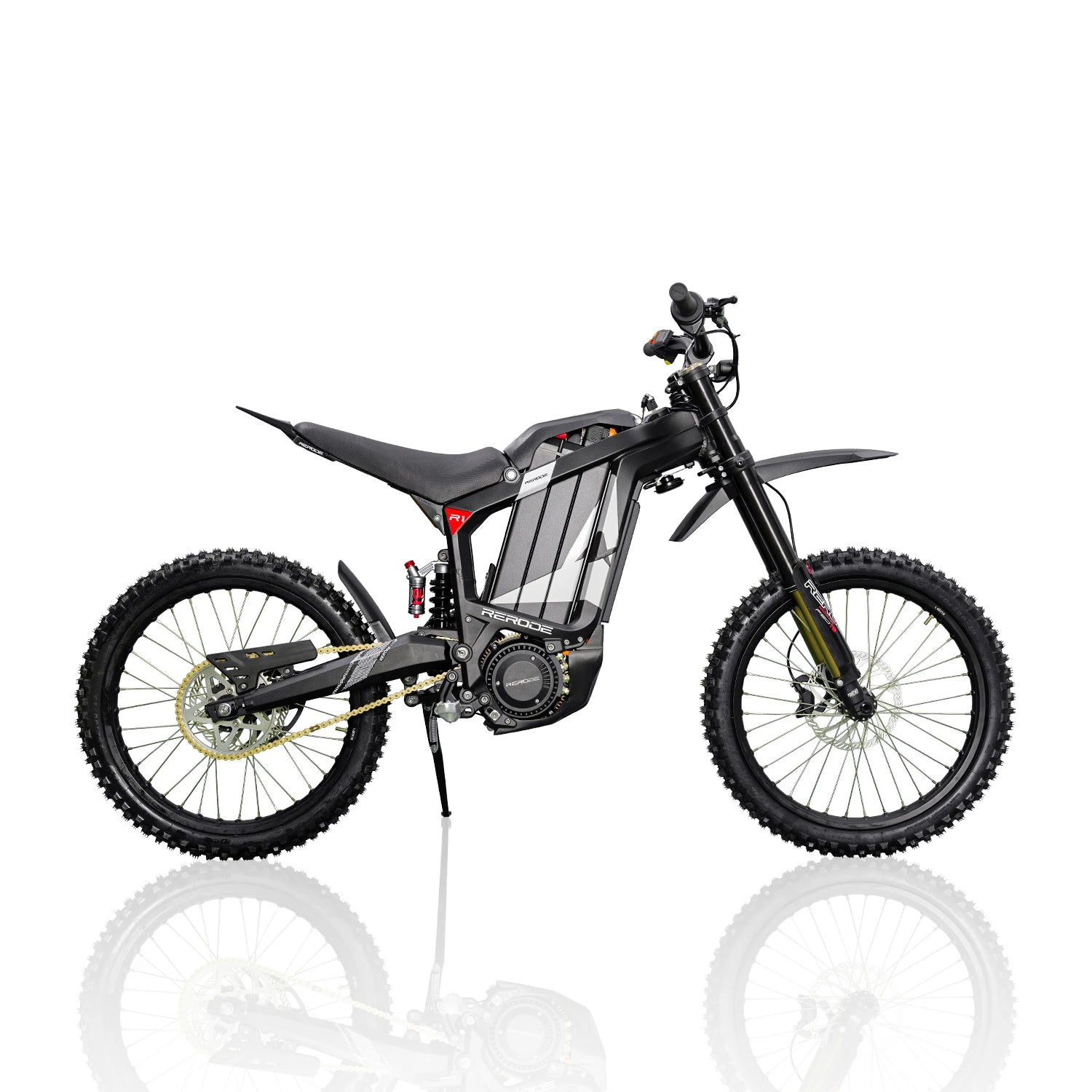 HEZZO 8000W Electric Dirt Bike 72v 35Ah Electric Bike Middrive Rerode R1 Ebike Off Road E Moto 53MPH 75 Miles Long Range 440NM AXSSIBLZ