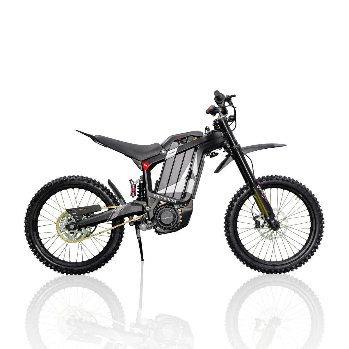 HEZZO 8000W Electric Dirt Bike 72v 35Ah Electric Bike Middrive Rerode R1 Ebike Off Road E Moto 53MPH 75 Miles Long Range 440NM AXSSIBLZ