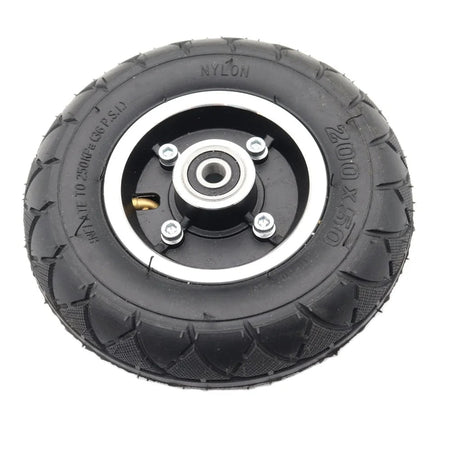 8 Inch Electric Scooter Wheel 200x50 Pneumatic Inner and Outer Tire Aluminum Alloy 10mm Hub with 6200 Bearing AXSSIBLZ