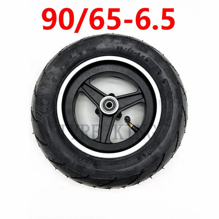 11 Inch Wheel 90/65-6.5 CST Tubeless Tire with Aluminum Alloy Rim for Electric Scooter Front Wheels Modification Accessories AXSSIBLZ
