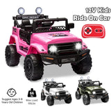 12V 3-8 Years Kids Ride On Car with 2 Seater Electric Vehicle Toy Truck w/Remote Control Rechargeable Christmas Gift AXSSIBLZ