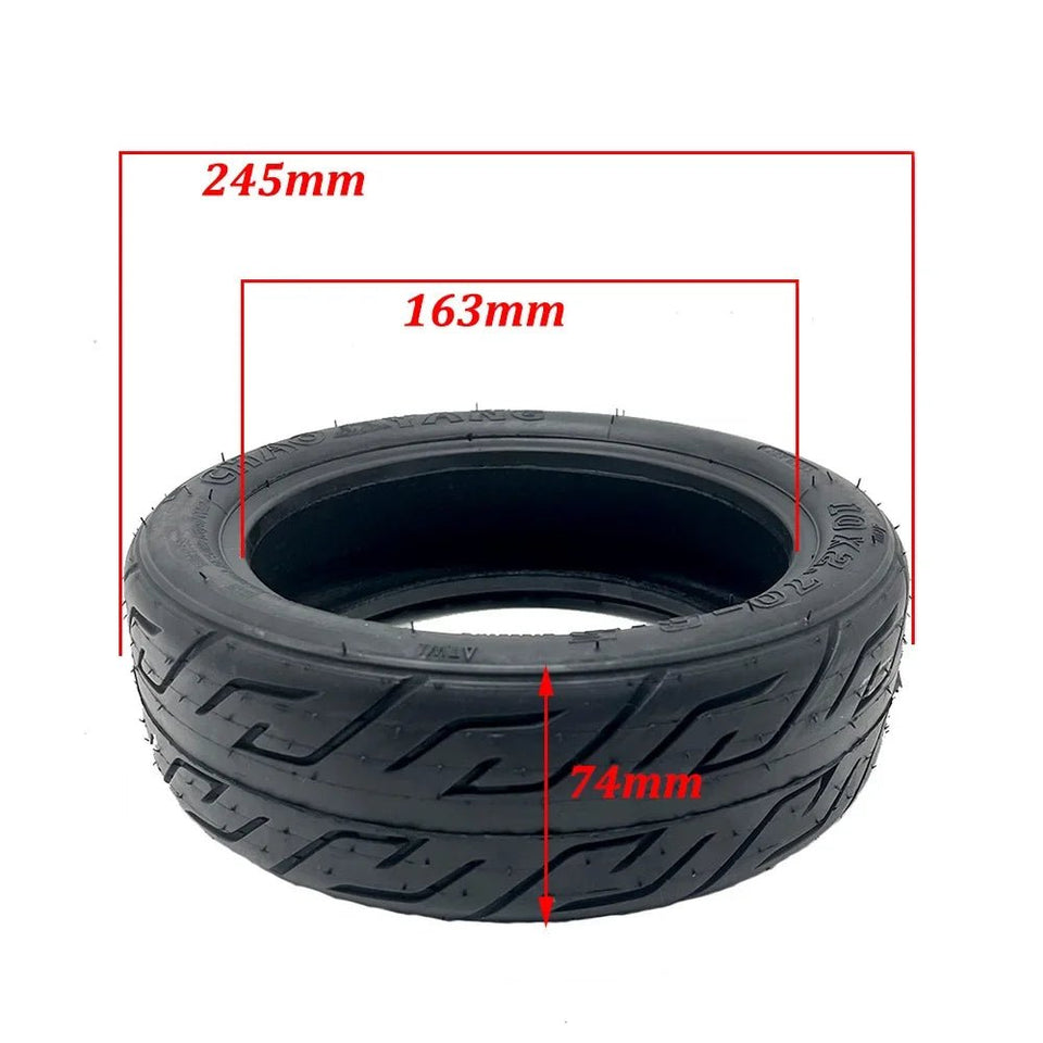 Chaoyang 10x2.70-6.5 Tubeless Tire 10x2.50-6.5 Vacuum Tyre with Valve for Electric Scooter 10 inch Pneumatic Wheel Accessories AXSSIBLZ