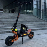 Foldable 5000W Dual Motor Adult Electric Scooter 11 inch Off-road Tyres 52V-26AH Max Speed 65KM/H Max Range 80KM Hydraulic Brake AXSSIBLZ