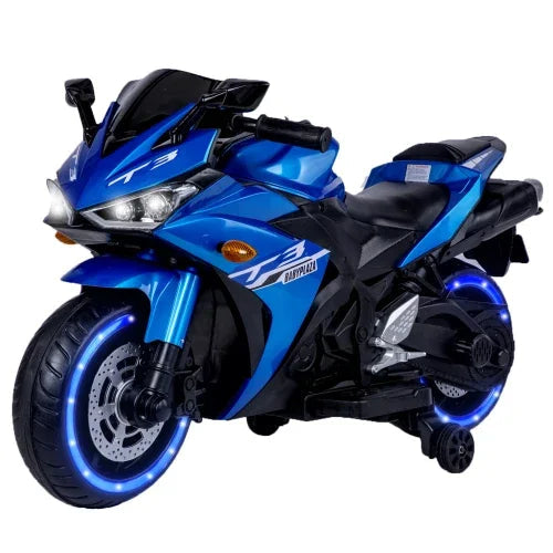 kids motorcycle 12V motorcycle for kids 3 4 5 6 years Boys Girls 12v7ah kids motorcycle ride on toy with Training Wheels/manual AXSSIBLZ