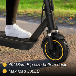 AOVOPRO Ledpad ESMAX Electric Scooter 500W 40km/h Adult APP Smart Shock-absorbing Anti-skid Foldable Portable Electric Scooter AXSSIBLZ