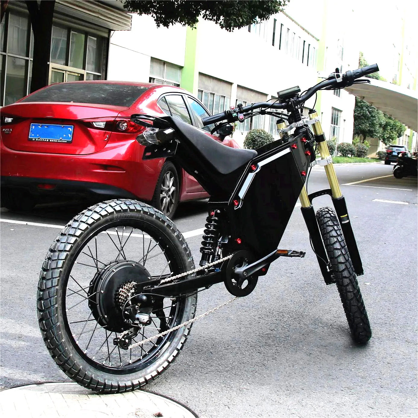 EnduroX 1500W 48V Electric Dirt Bike w/ Rear Hub - Power Through Every Terrain AXSSIBLZ