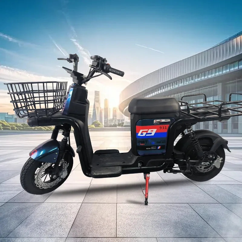 OEM EEC 1500W High Quality Food Cargo Delivery Electric Bicycle Adult Bike Fast Battery Green City Scooter Electronic Bike AXSSIBLZ