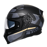 Motorcycle Helmet Dual Visor Modular Flip up Full Face Helmet for Adult Men and Women DOT ECE Approved AXSSIBLZ
