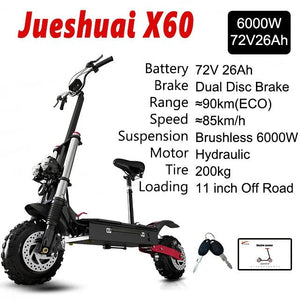 [8 models]10/11 Inch 48V-72V 1000W-6000W Electric Scooter 50-85km/h Fast E Scooter Off Road Electric Kick Scooter Foldable Adult AXSSIBLZ