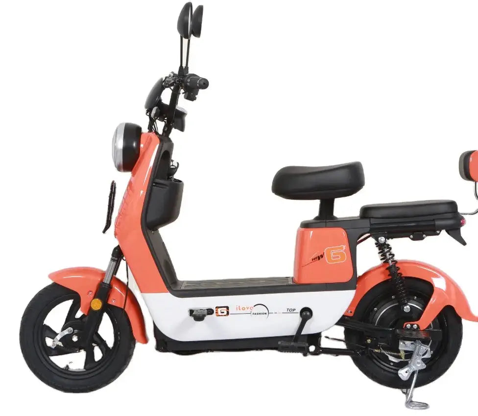 Pink Biepu Electric-Moped Scooter