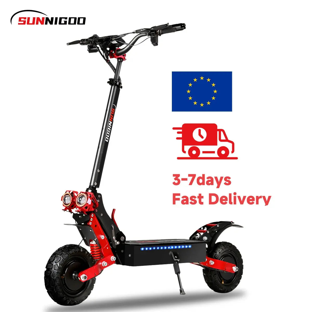 Sunnigoo ESX7 Dual Motor Electric Scooter - AXSSIBLZ