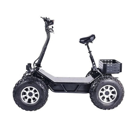 Unisex 8000W Off-Road Electric Scooter Popular 60V 60Ah Foldable ATV for Adults Four-Wheel Scooter with Optional Seat AXSSIBLZ