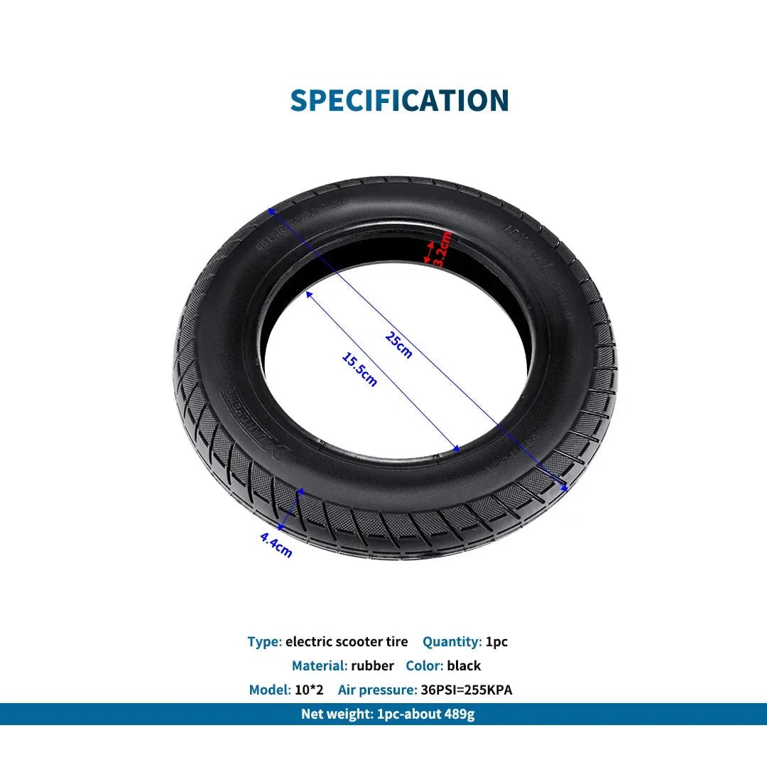 Electric Scooter 10 inch Tire For Xiaomi M365 PRO Reinforced Stable-proof inner and outer tire M365 PRO 10*2 tyre AXSSIBLZ