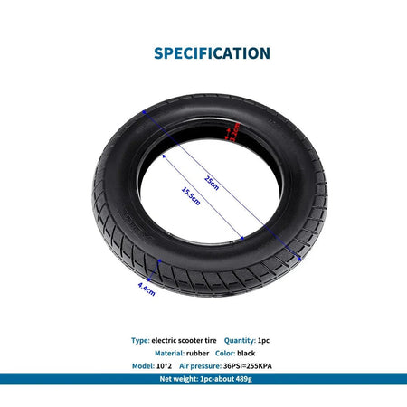 Electric Scooter 10 inch Tire For Xiaomi M365 PRO Reinforced Stable-proof inner and outer tire M365 PRO 10*2 tyre AXSSIBLZ