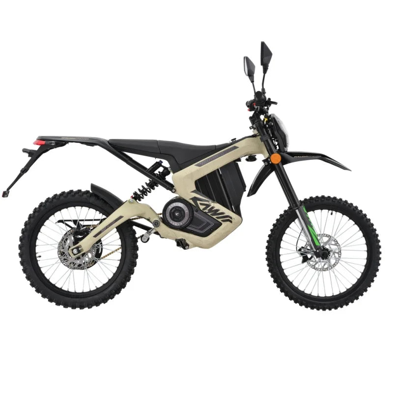 Mantis S Edge 72V 5000W Electric Dirt Bike Designed for Off-Road Speed and Endurance AXSSIBLZ