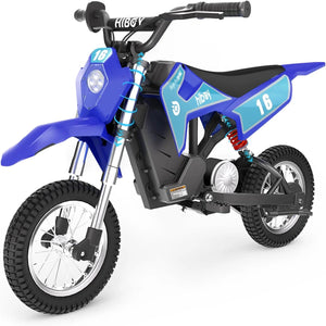 Hiboy 36V&300W Electric Motorcycle - Up to 15.5MPH & 13.7 Miles Long-Range, 3-Speed Modes Electric Dirt Bike for Kids Ages 3-10 AXSSIBLZ