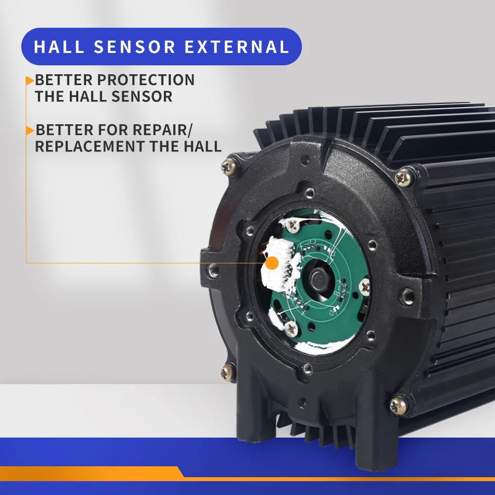 Kunray KR5V 5000W High-Performance 72V Brushless Motor Kit for Electric Motorcycles, Scooters, and Bicycles AXSSIBLZ