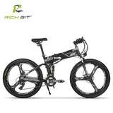 Richbit RT-860 1000WMountain Beach Electric Bike 26 Inch 48V17Ah Lithium Battery High Quality Outdoor Folding Electric Bike AXSSIBLZ