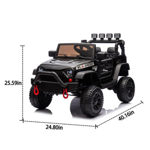 24V Kids Ride On Car W/Parents Remote Control,400W Motor,Four Wheel Suspension,Adjustable speed,USB,MP3,Music,Bluetooth AXSSIBLZ