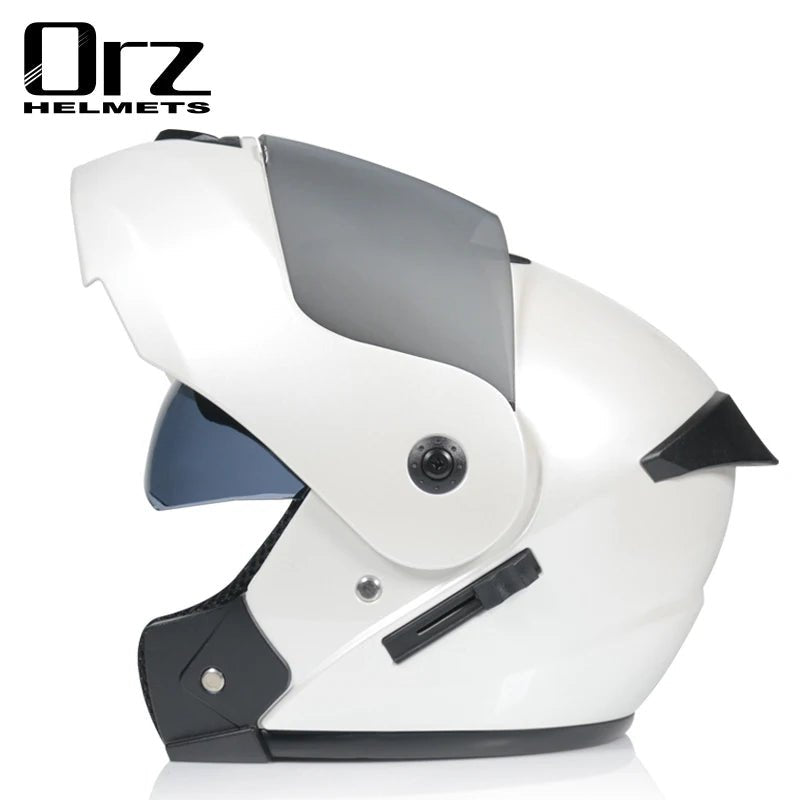 Casco capacetes double dual lens helmet motorcycle helmet full face helmets downhill racing helmets motorfiets helm AXSSIBLZ