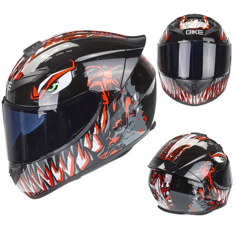 Motorcycle Helmet Racing Motocross Helmets Full Face Helmet Flip Up Moto Adult Motorbike Street Touring Riding Casco Capacete AXSSIBLZ