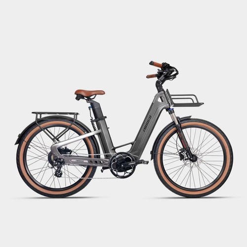 MIHOGO Electric Bike AIR MAX Electric Bicycle 750W 48v 9.6AH +9.6AH Battery  Ebike AXSSIBLZ