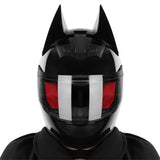 Motorcycle Helmet Full Face Bat Ears For Man Detachable Horns Summer Breathable Motorcross Racing MotorBike Safety Moto Helmets AXSSIBLZ