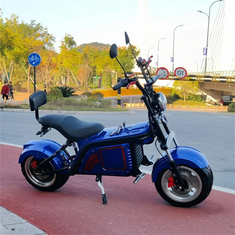 TurboCruiser 10000W – Modern Hulk CityCoco Electric Moped Scooter W/ Alloy Frame AXSSIBLZ