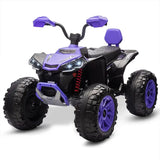 24V Kids Electric Vehicle 4-Wheeler Kids Ride On Toy Car XXXL Size ATV Electric Car for Toddler Children Gift,Spring Supspension AXSSIBLZ