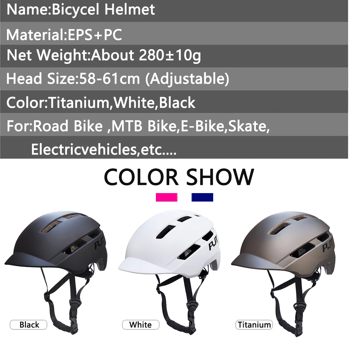 PJT NightRider Helmet – In-Mold MTB & Road Helmet with USB Rechargeable Safety Tail Light AXSSIBLZ