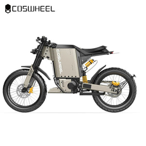 Coswheel 72V Electric Motorcycle GT100 5000W/8000W 72V 50AH Battery Up to 120km/h for Adult Customization to Build E-Moto AXSSIBLZ