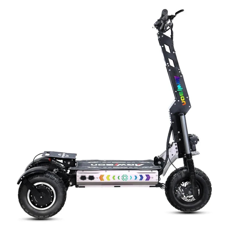 MT30 China Stock 6000W Dual Motor 60V 65Ah Battery Scooter 13-inch Tires Foldable 3-wheel Electric Scooter Oil Brake AXSSIBLZ