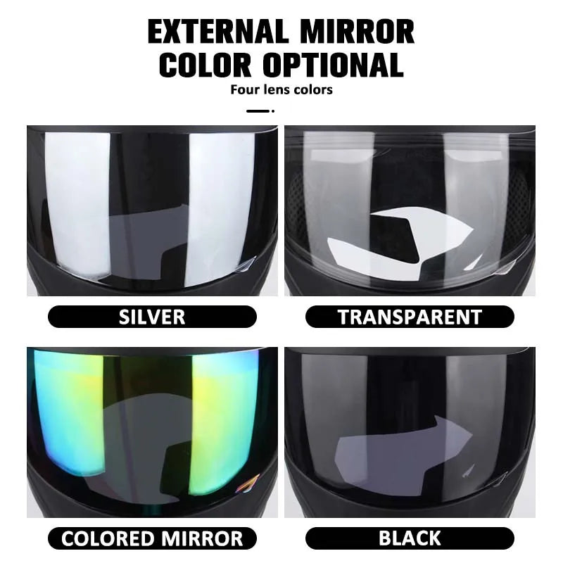 Flip-Up Motorcycle Helmet – Dual Lenses, Full Face Protection, Ideal for Riding & Motocross AXSSIBLZ