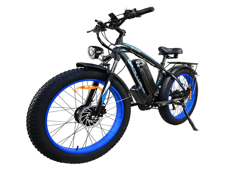 Baolujie 2000W Electric Bike with 20AhRemovable Battery 26"×4"Fat Tire Ebike for Adults 35MPH 80MilesElectric Bicycles AXSSIBLZ