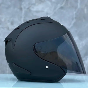 Ram4 Matte Black Half Helmet Men and Women Motorcycle Off-Road Summer Helmet Downhill Racing Mountain Cross Casco Capacete AXSSIBLZ